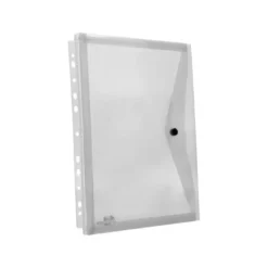 Carpeta liderpapel dossier broche 36664 polipropileno din a4 pack de 5 incolora transparente multitaladro