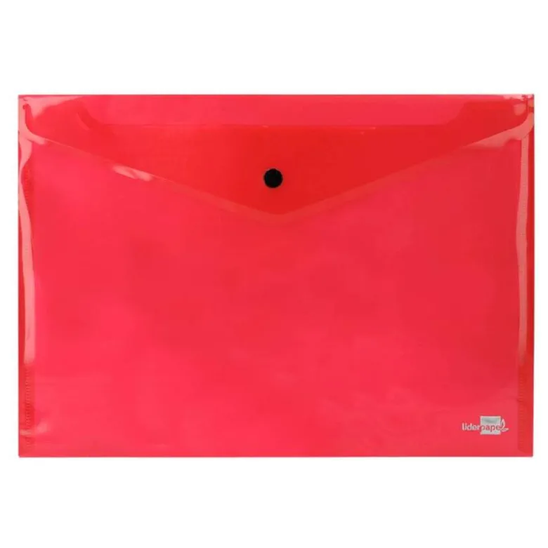 CARPETA LIDERPAPEL DOSSIER BROCHE TRANSPARENTE DIN A4 COLORES SURTIDOS PAQUETE DE 5 RETRACTILADO