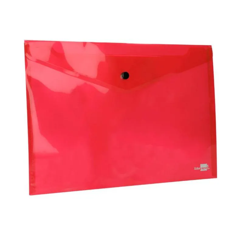 CARPETA LIDERPAPEL DOSSIER BROCHE TRANSPARENTE DIN A4 COLORES SURTIDOS PAQUETE DE 5 RETRACTILADO