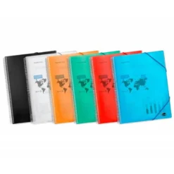 Carpeta Liderpapel escaparate verde con 10 fundas