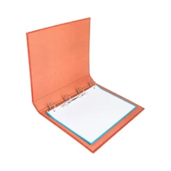 Carpeta Liderpapel folio 4 anillas lomo 40 mm carton cuero