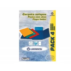 Carpeta Liderpapel gomas de colores surtidos