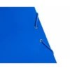 CARPETA LIDERPAPEL GOMAS FOLIO 3 SOLAPAS CARTON PLASTIFICADO COLOR AZUL