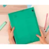 Carpeta liderpapel gomas solapas 34963 polipropileno din a4 verde translucido