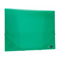 Carpeta liderpapel gomas solapas 34963 polipropileno din a4 verde translucido