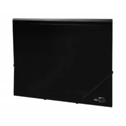 Carpeta lomo flexible con solapas Liderpapel Din A4 color negro