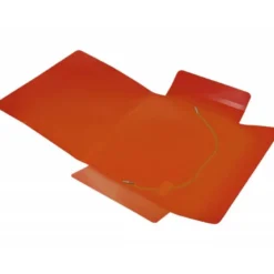 Carpeta lomo flexible gomas con solapas Liderpapel Din A5 color rojo