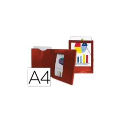 Carpeta lomo rigido gomas Beautone Din A4 rojo