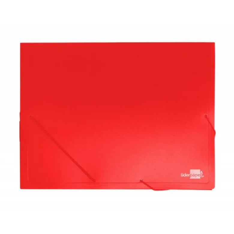 Carpeta lomo rigido gomas portadocumentos Beautone Din A4 rojo