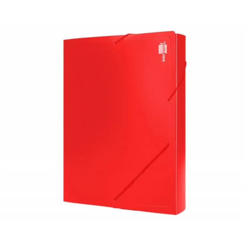 Carpeta lomo rigido gomas portadocumentos Beautone Din A4 rojo
