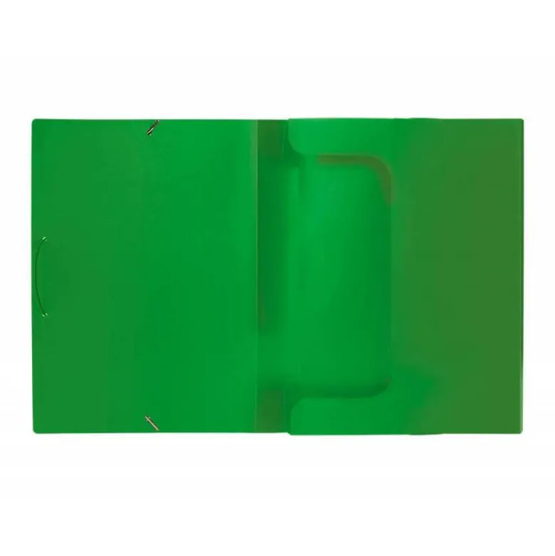 Carpeta lomo rigido gomas portadocumentos Beautone Din A4 verde