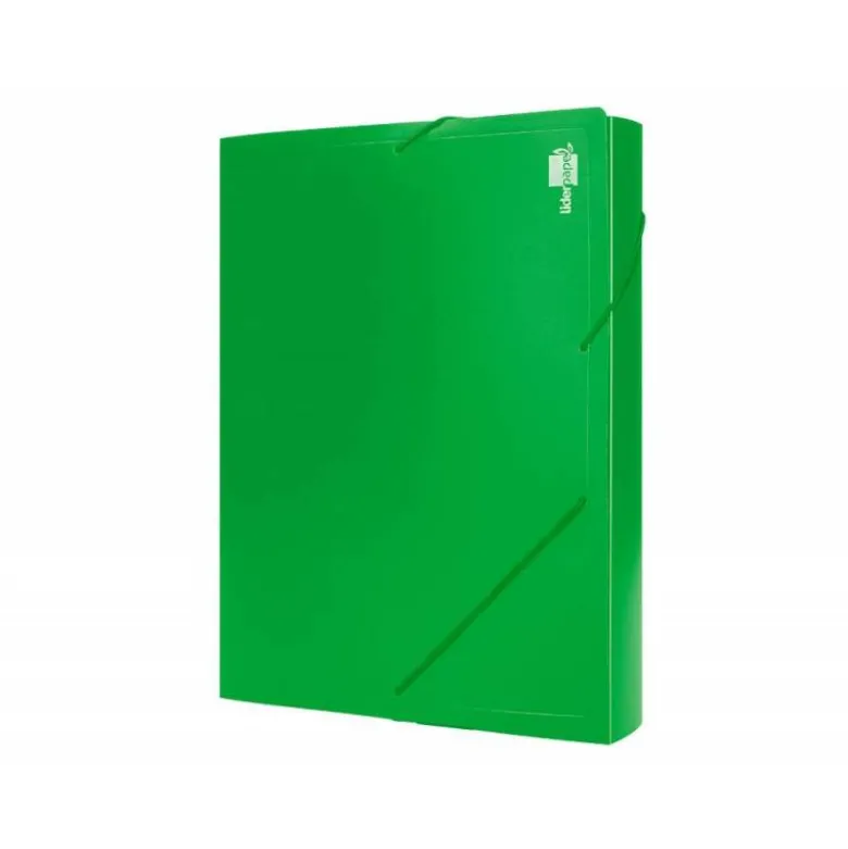 Carpeta lomo rigido gomas portadocumentos Beautone Din A4 verde