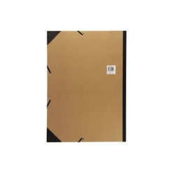 Carpeta marca Clairefontaine tamaño Din A3 marron kraft gomas