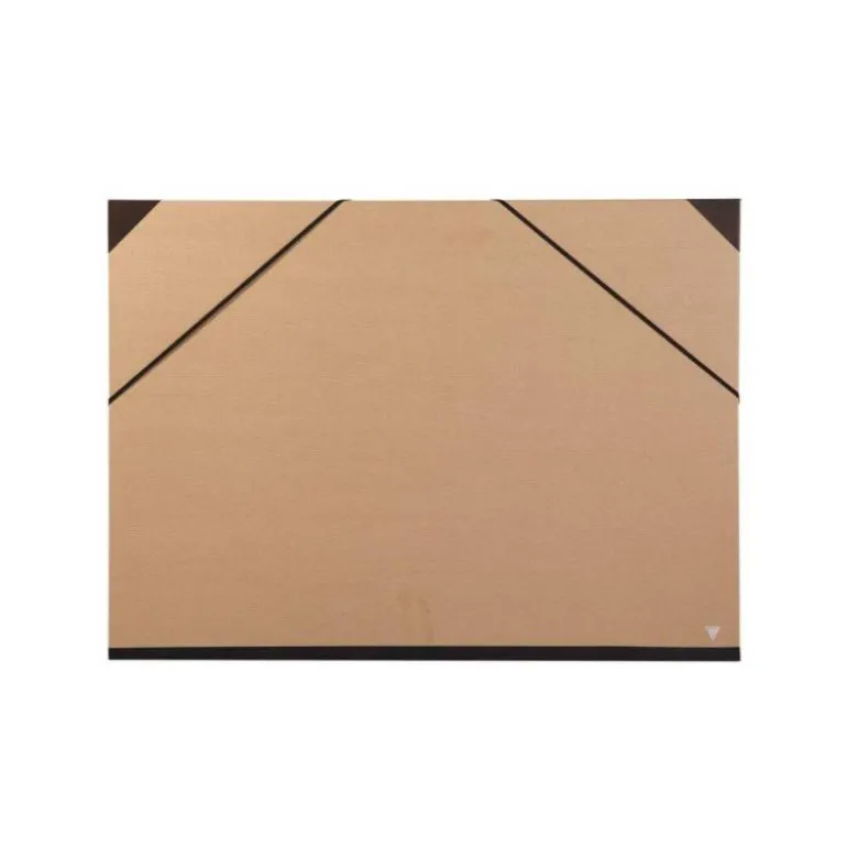Carpeta planos marca Clairefontaine Din A2 con gomas marrón