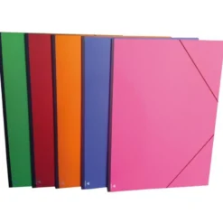 Carpeta planos marca Clairefontaine DIN A3 con gomas colores surtidos