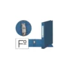 Carpeta plastico 2 anillas 40 mm Pardo folio azul
