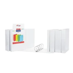 Carpeta plastico 2 anillas 40 mm Pardo folio azul