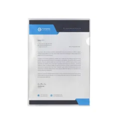 CARPETA Q-CONNECT DOSSIER UÑERO PLASTICO FOLIO TRANSPARENTE 110 MICRAS