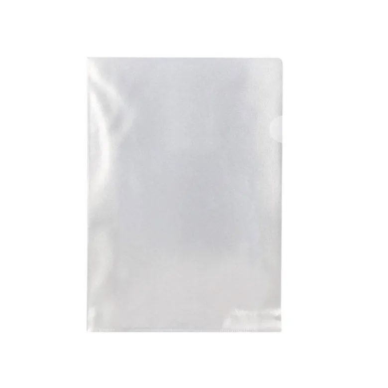 CARPETA Q-CONNECT DOSSIER UÑERO PLASTICO FOLIO TRANSPARENTE 110 MICRAS