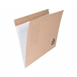 Carpetas colgantes marca Liderpapel folio visor superior