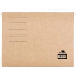 Carpetas colgantes marca Liderpapel folio visor superior
