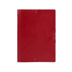 Carpetas de gomas carton Liderpapel Din A2 rojo