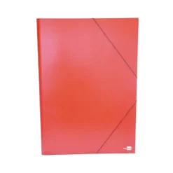 Carpetas de gomas carton Liderpapel Din A2 rojo