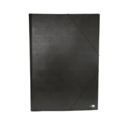 Carpetas de gomas carton Liderpapel Din A2 negro