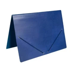 Carpetas de gomas carton Liderpapel Din A3 azul