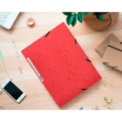 Carpetas de gomas carton prespan Q-Connect Din A4 surtido