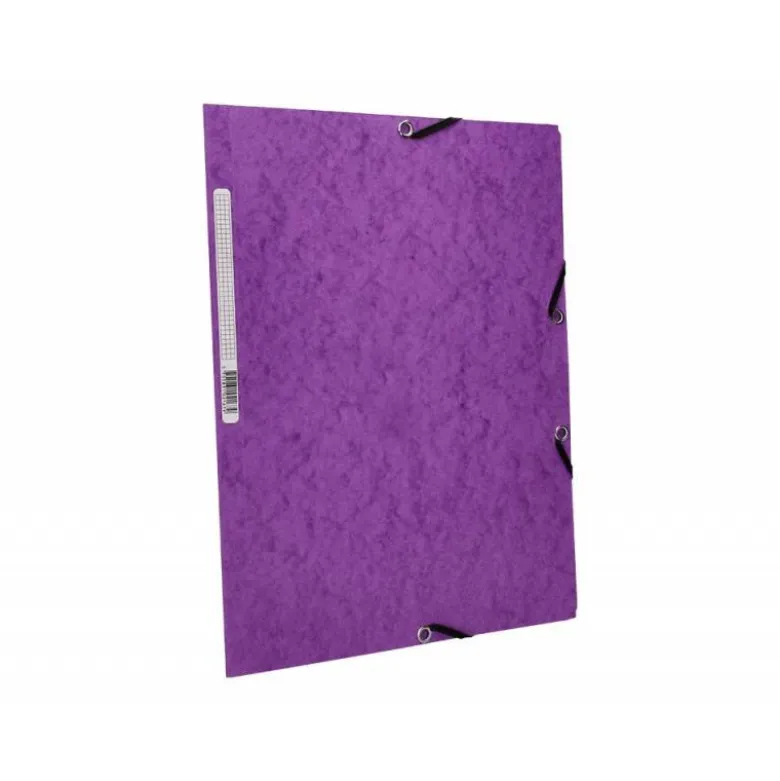 Carpetas de gomas carton prespan Q-Connect Din A4 violeta