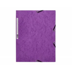 Carpetas de gomas carton prespan Q-Connect Din A4 violeta