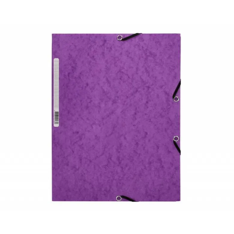 Carpetas de gomas carton prespan Q-Connect Din A4 violeta