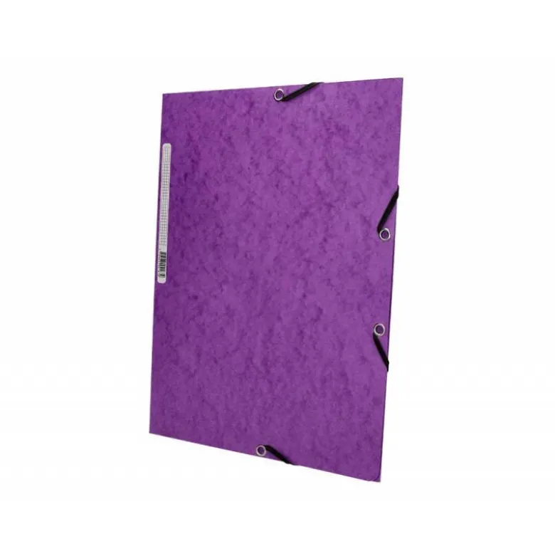 Carpetas de gomas carton prespan Q-Connect Din A4 violeta