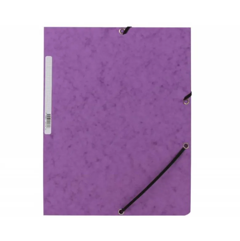 Carpetas de gomas carton prespan Q-Connect Din A4 violeta