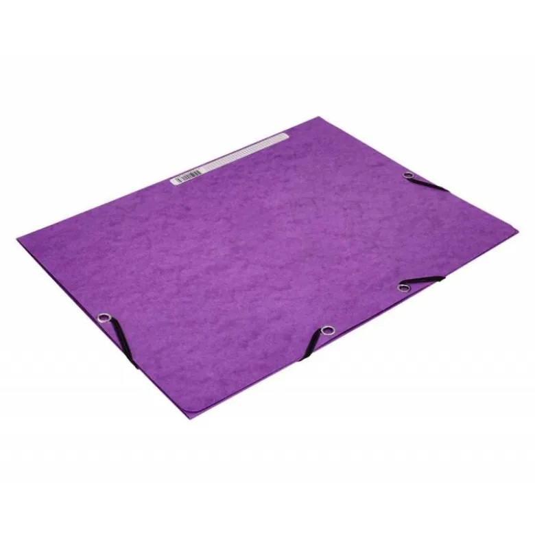 Carpetas de gomas carton prespan Q-Connect Din A4 violeta