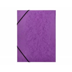 Carpetas de gomas carton prespan Q-Connect Din A4 violeta