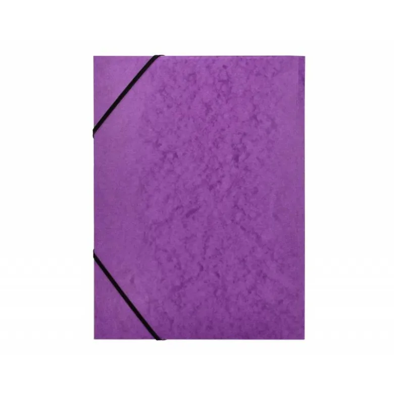 Carpetas de gomas carton prespan Q-Connect Din A4 violeta