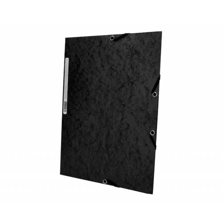 Carpetas de gomas carton prespan Q-Connect Din A4 negro