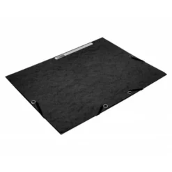 Carpetas de gomas carton prespan Q-Connect Din A4 negro