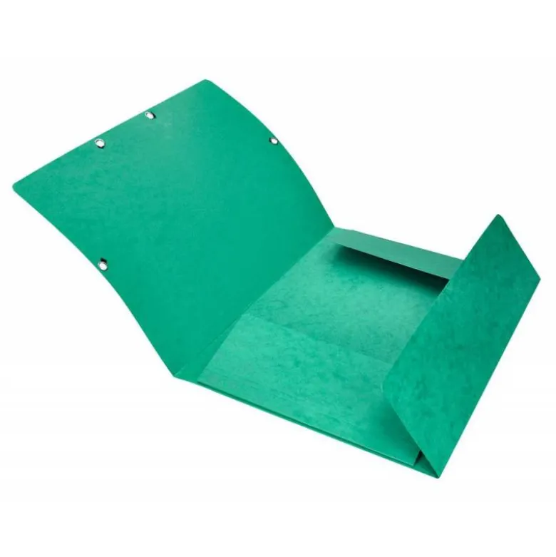 Carpetas de gomas carton prespan Q-Connect Din A4 verde