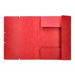 Carpetas de gomas carton prespan Q-Connect Din A4 rojo