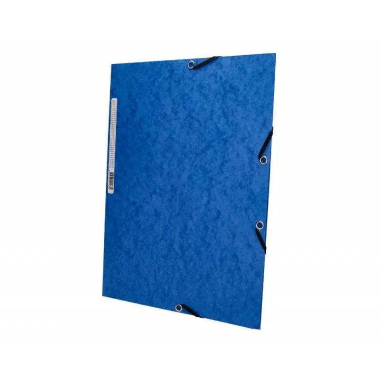 Carpetas de gomas carton prespan Q-Connect Din A4 azul