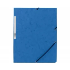 Carpetas de gomas carton prespan Q-Connect Din A4 azul