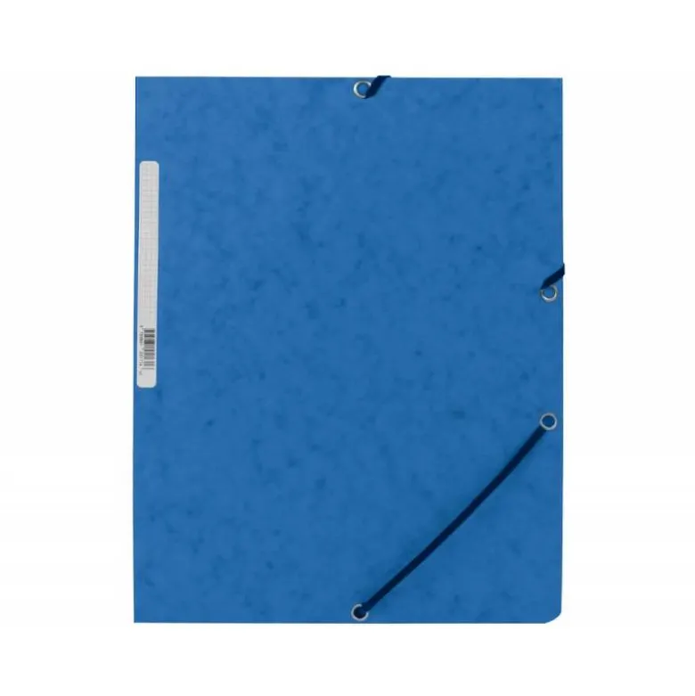 Carpetas de gomas carton prespan Q-Connect Din A4 azul