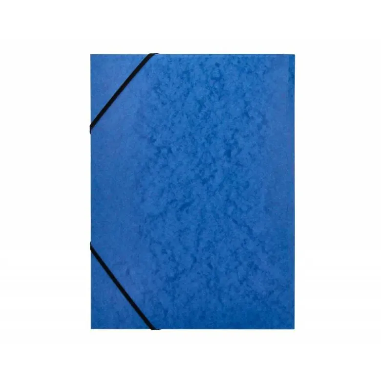 Carpetas de gomas carton prespan Q-Connect Din A4 azul