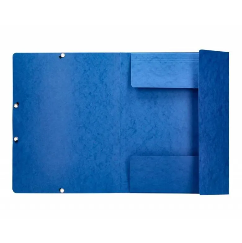 Carpetas de gomas carton prespan Q-Connect Din A4 azul