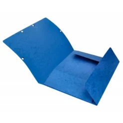 Carpetas de gomas carton prespan Q-Connect Din A4 azul
