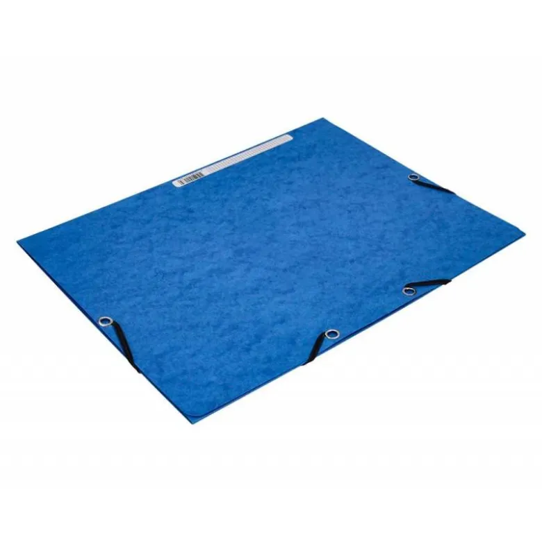Carpetas de gomas carton prespan Q-Connect Din A4 azul