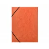 Carpetas de gomas carton prespan Q-Connect Din A4 naranja